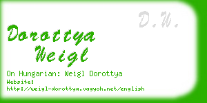 dorottya weigl business card